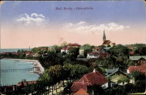 Ak Ostseebad Borby Eckernförde, Teilansicht