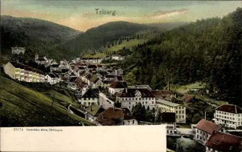 Ak Triberg im Schwarzwald, Gesamtansicht