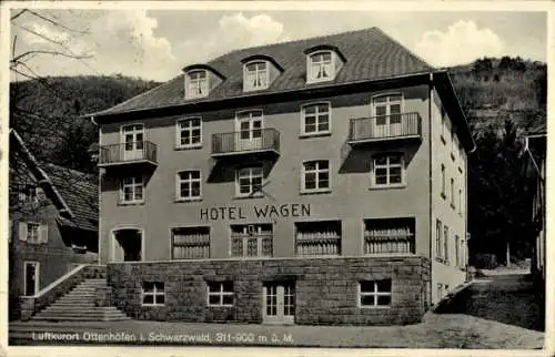 Ak Ottenhöfen im Schwarzwald, Hotel Wagen