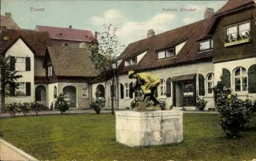 Ak Rüttenscheid Essen im Ruhrgebiet, Krupp'sche Arbeiterkolonie Altenhof