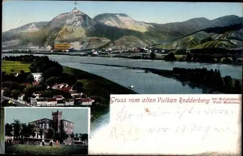 Ak Remagen im Kreis Ahrweiler, Alter Vulkan Rodderberg, Gasthaus, Totalansicht