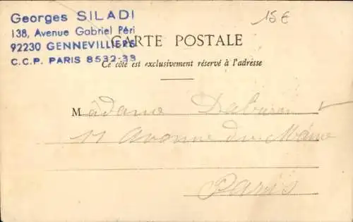 Ak Ouroux Rhône, Kirche, Menschen