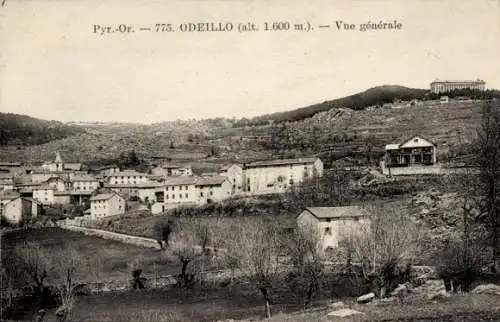 Ak Font Romeu Odeillo Via Pyrénées Orientales, Vue generale