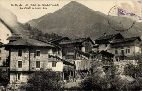 Ak Saint Jean de Belleville Savoie, La Pointe de Creve Tete