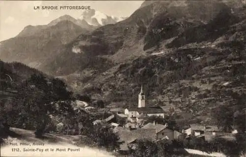 Ak Sainte Foy Savoie, et le Mont Pourri