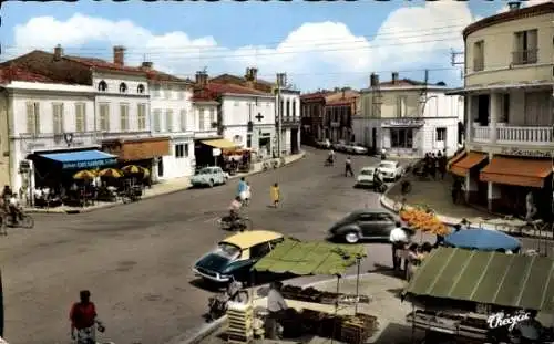 Ak La Tremblade Charente Maritime, PLace Gambetta