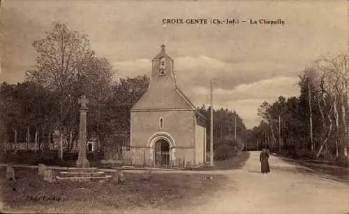 Ak Croix Gente Charente Maritime, Kapelle