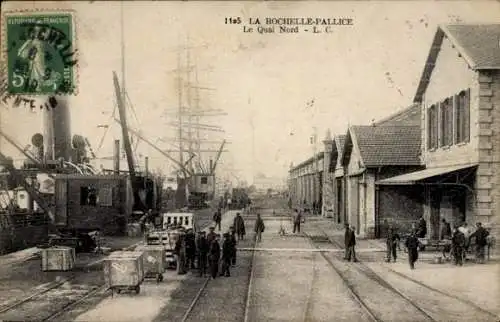 Ak La Pallice Rochelle Charente Maritime, Quai Nord