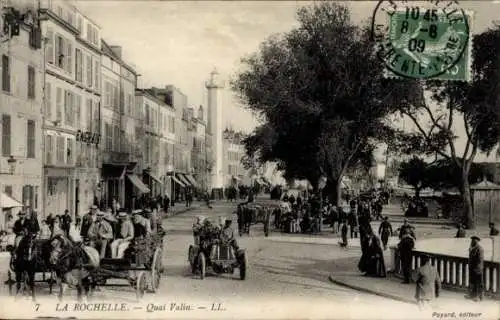 Ak La Rochelle Charente Maritime, Quai Valin