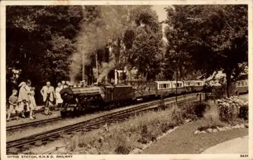 Ak Hythe Kent England, Station, Railway, Eisenbahn