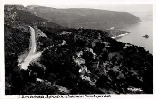 Ak Portugal, Serra da Arrabida, Bifurcacao das estradas para o Covento e para Outao