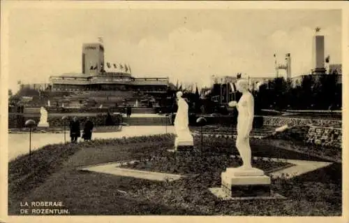 Ak Brüssel Brüssel, Ausstellung 1935, Rosengarten