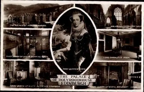 Ak Edinburgh Schottland, Palast Holyroodhouse, Maria Stuart