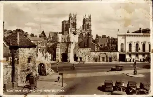 Ak York Yorkshire England, Bootham-Bar, Minster