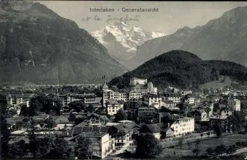 Ak Interlaken Kanton Bern Schweiz, Gesamtansicht