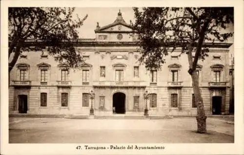 AK Tarragona Katalonien Spanien, Rathauspalast