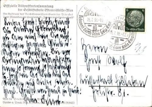Künstler Ak Alt, F., Steyr in Oberösterreich, Panorama vom Ort