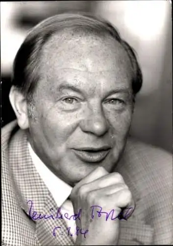 Ak Schauspieler Reinhard Appel, Portrait, Autogramm