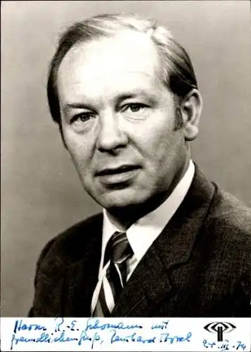 Ak Schauspieler Reinhard Appel, Portrait, Autogramm