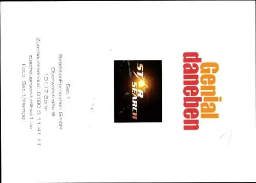 Ak Moderator Hugo Egon Balder, Portrait, Autogramm