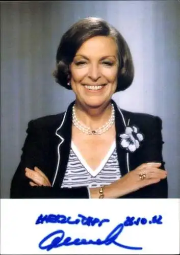 Ak Schauspielerin Anette von Aretin, Portrait, Autogramm