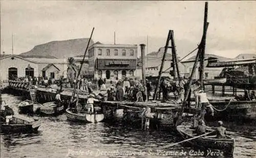 Ak São Vicente Cabo Verde Kap Verde, Hafen, Boote