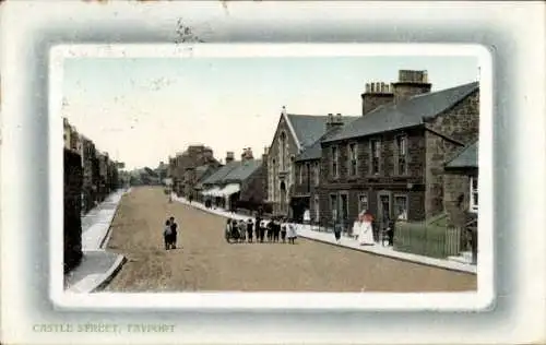 Passepartout Ak Tayport Schottland, Castle Street