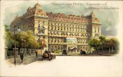 Ak London City England, Grosvenor Hotel