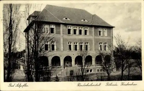 Ak Bad Salzuflen im Kreis Lippe, Kinderheilanstalt Bethesda, Knabenhaus