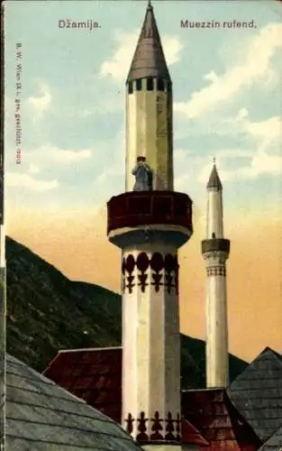 Ak Bosnien Herzegowina, Moschee, Minarett