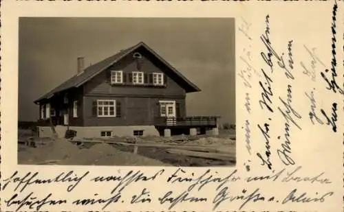 Foto Ak Dießen am Ammersee Oberbayern, Wohnhaus Familie Hörmann?