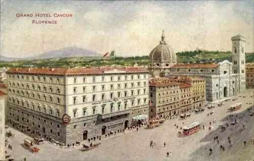 Ak Firenze Florenz Toscana Italia, Grand Hotel