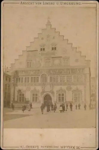 Kabinett Foto Lindau am Bodensee Schwaben, Altes Rathaus