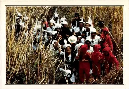 Ak Martinique, Karneval, Kinder in Kostümen