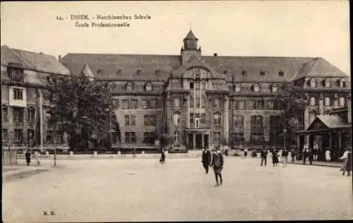 Ak Essen im Ruhrgebiet, Maschinenbau Schule