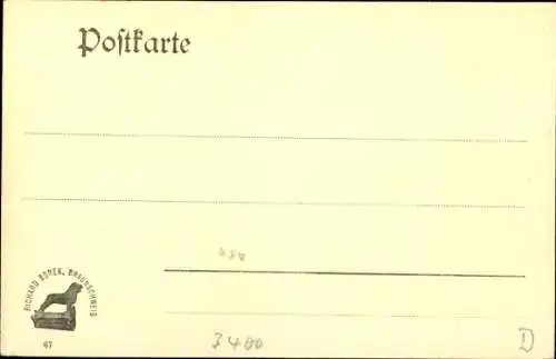 Ak Göttingen in Niedersachsen, Gauss-Weber-Denkmal
