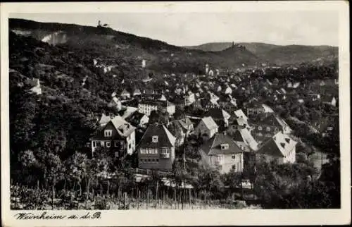 Ak Weinheim an der Bergstraße Baden, Gesamtansicht