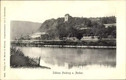 Ak Obrigheim am Neckar Baden, Schloss Neuburg