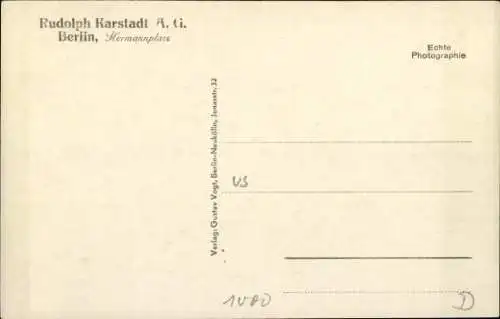 Ak Berlin Neukölln, Kaufhaus Karstadt am Hermannplatz, Rudolph Karstadt AG