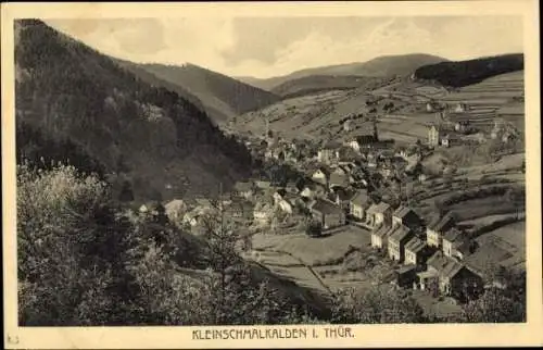 Ak Kleinschmalkalden Floh Seligenthal Thüringen, Panorama