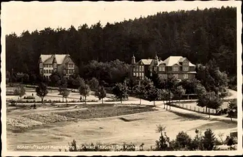 Ak Masserberg im Thüringer Schiefergebirge, Kurhaus, Panorama