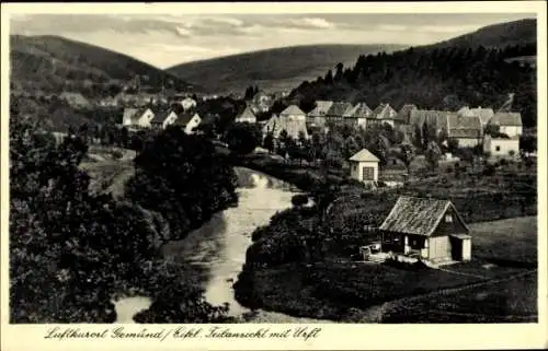 Ak Gemünd an der Urft Schleiden in der Eifel, Teilansicht