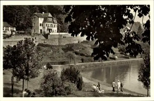 Ak Blankenheim an der Ahr, Hotel Brasilianischer Hof, Blick auf den Park