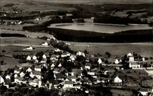 Ak Müllenbach Marienheide im Oberbergischen Kreis, Bruche-Talsperre, Panorama