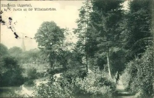 Ak Ründeroth Engelskirchen im Oberbergischen Kreis, Wilhelmsbrücke