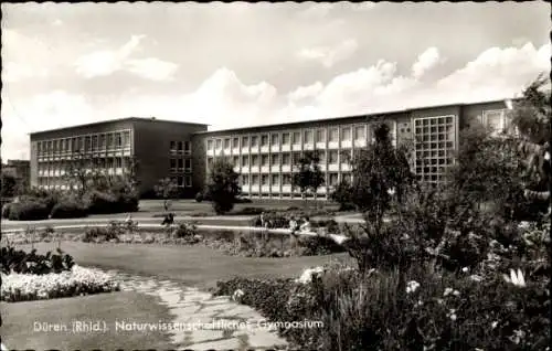 Ak Düren im Rheinland, Naturwissenschaftliches Gymnasium