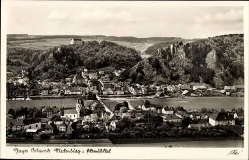 Ak Riedenburg in Niederbayern, Altmühltal, Teilansicht