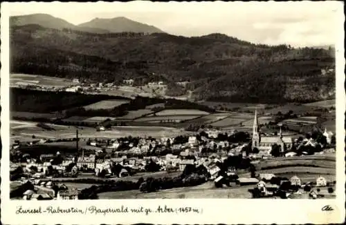 Ak Zwiesel Rabenstein im Bayerischen Wald, Panoramablick auf den Ort