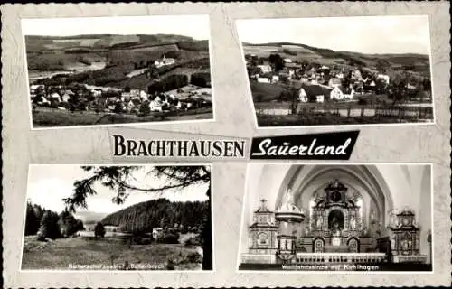 Ak Brachthausen Kirchhundem im Sauerland, Wallfahrtskirche auf Kohlhagen