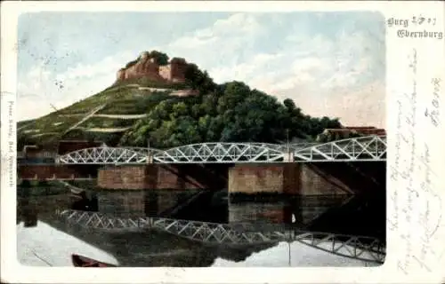 Ak Bad Münster am Stein, Ebernburg, Brücke